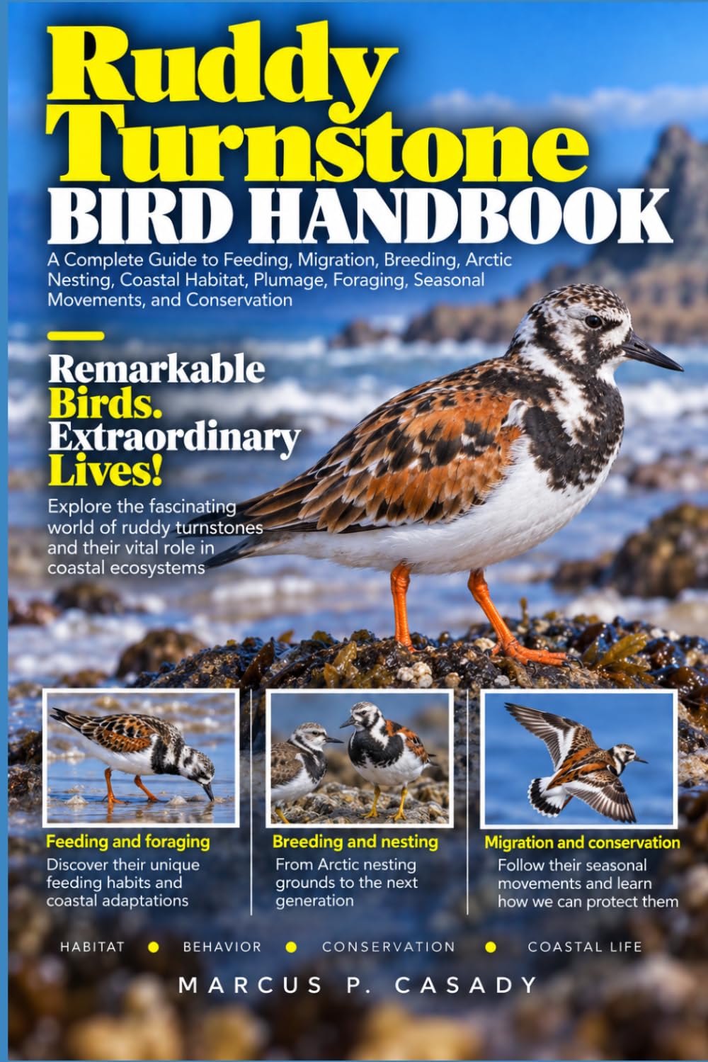 Ruddy Turnstone Bird Handbook: A Complete Guide to Feeding, Migration, Breeding, Arctic Nesting, Coastal Habitat, Plumage, Foraging, Seasonal Movements, and Conservation baixar o livro de graça