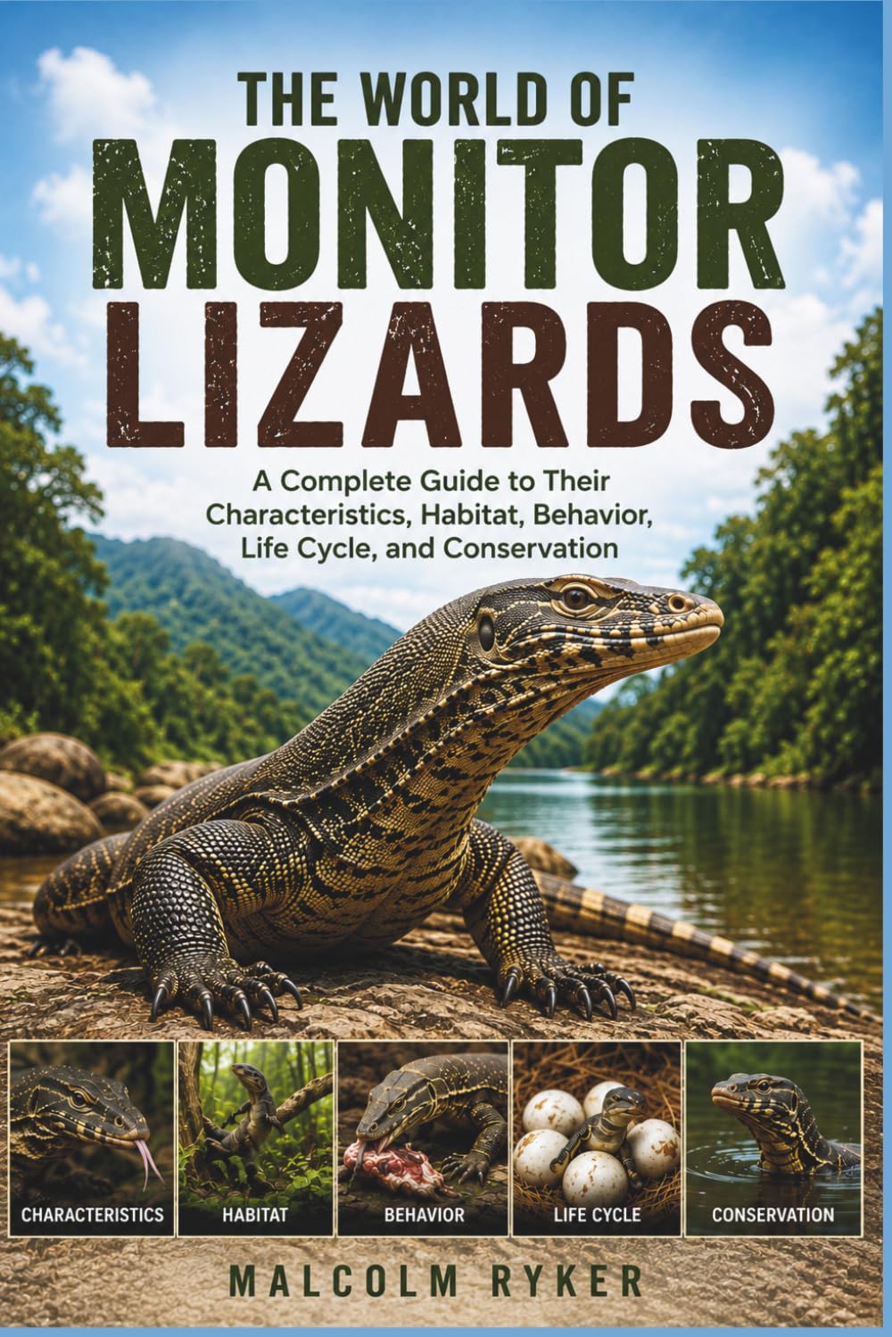 ler totalmente THE WORLD OF MONITOR LIZARDS: A Complete Guide to Their Characteristics, Habitat, Behavior, Life Cycle, and Conservation