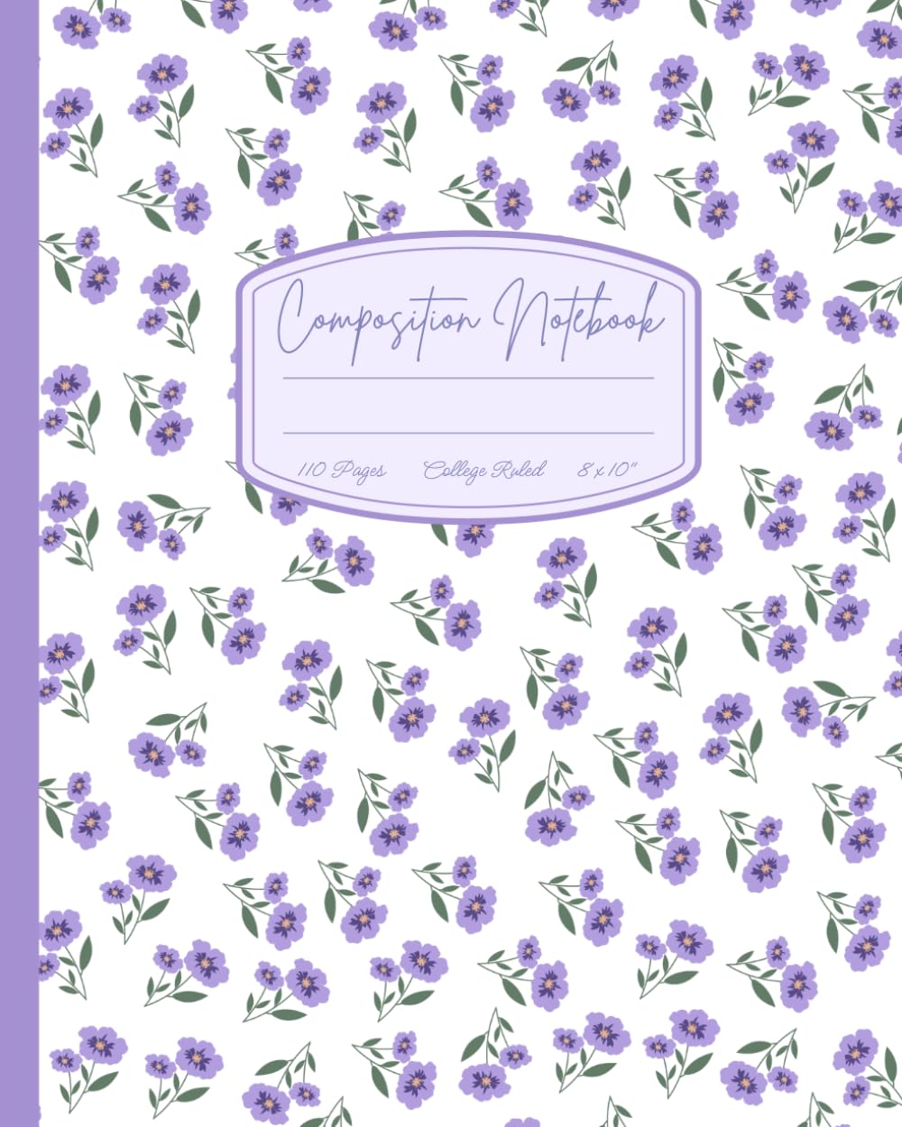 capítulo por capítulo baixar Cute Vintage Floral Lavender Aesthetic Composition Notebook College Ruled: Cottagecore Pastel Purple Botanical Vintage Journal for Girls, Teens, Woman, Girly Back to School, Office, Work Supply