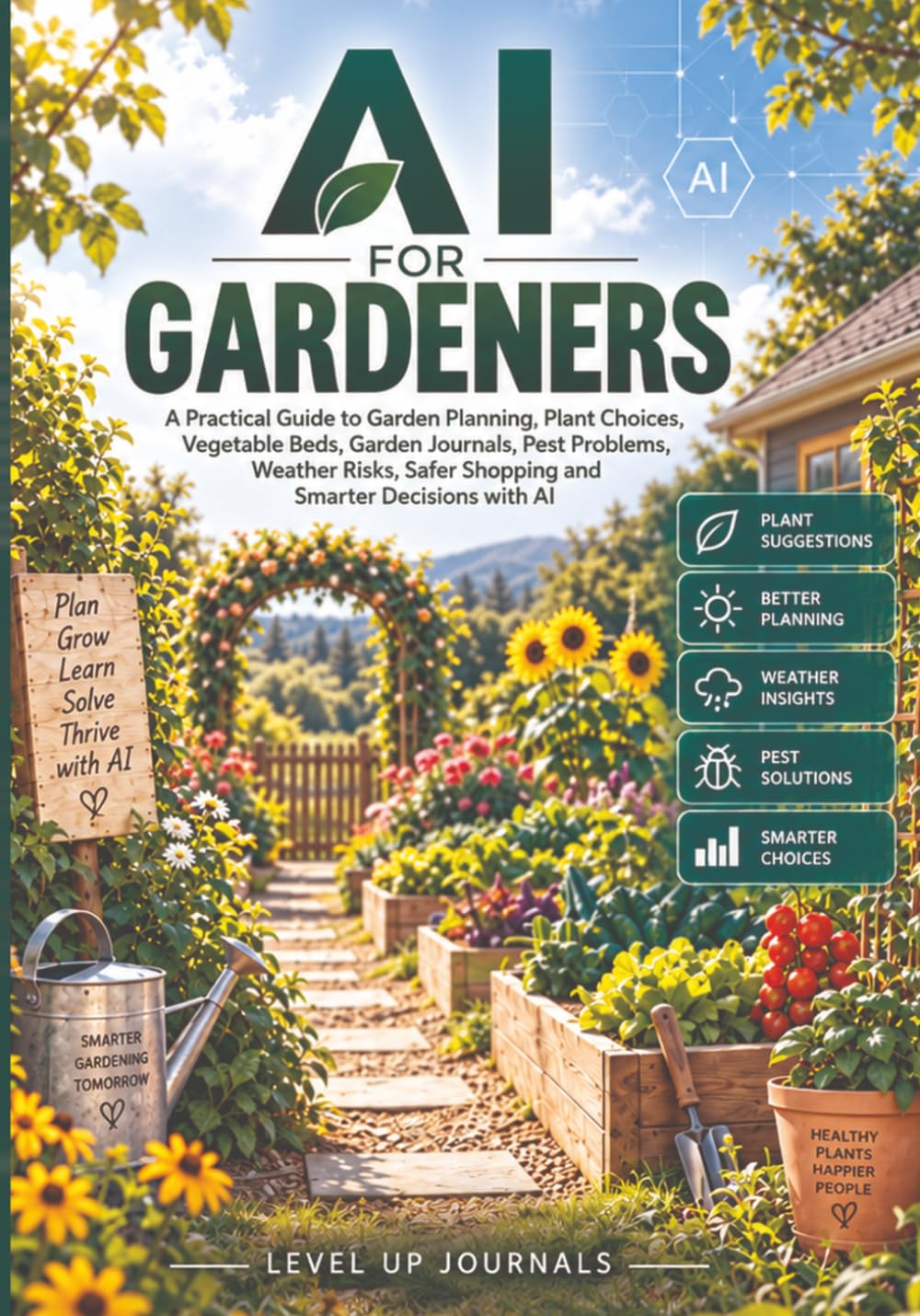AI for Gardeners: A Practical Guide to Garden Planning, Plant Choices, Vegetable Beds, Garden Journals, Pest Problems, Weather Risks, Safer Shopping and Smarter Decisions with AI baixar o livro de graça