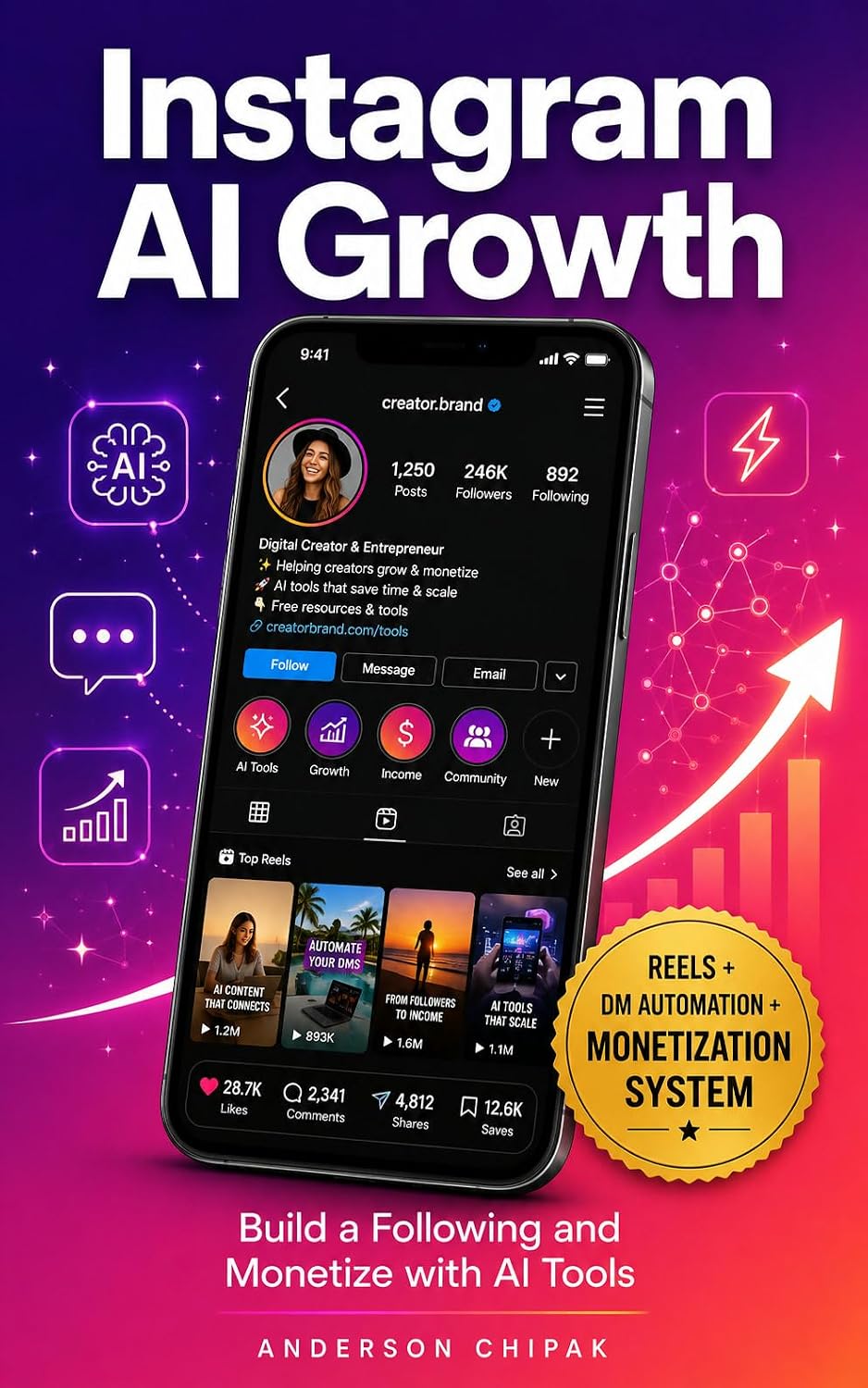 Instagram AI Growth: Build a Following and Monetize with AI Tools (AI Marketing Systems) (English Edition) baixar livro de graça