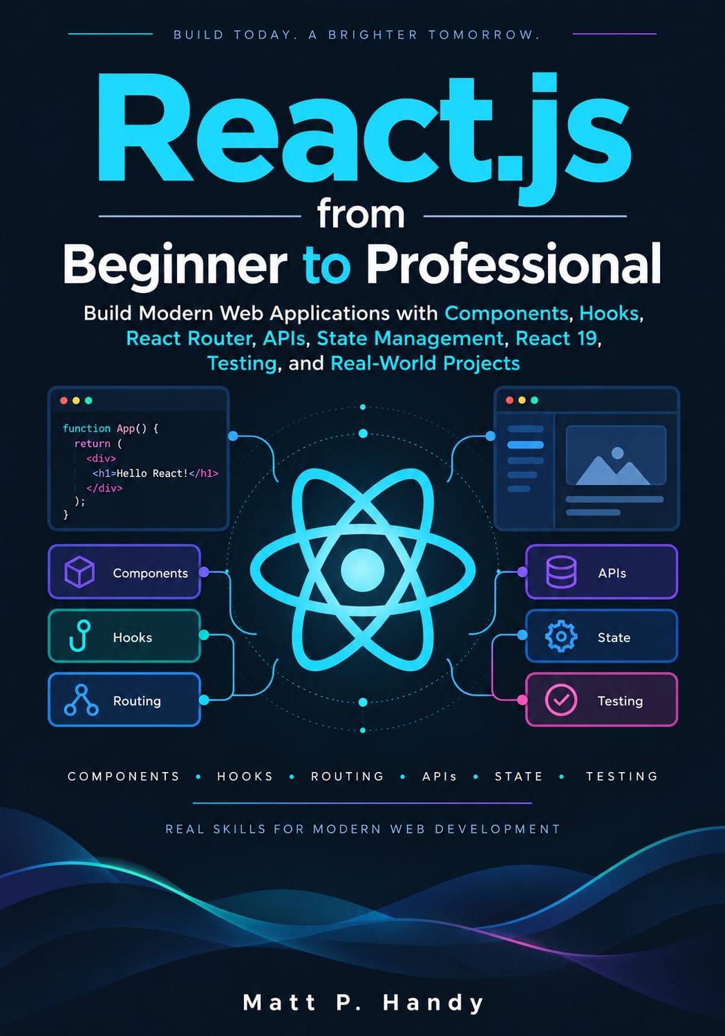 ler totalmente React.js from Beginner to Professional: BUILD MODERN WEB APPLICATIONS WITH COMPONENTS, HOOKS, REACT ROUTER, APIS, STATE MANAGEMENT, REACT 19, TESTING,... React Development Series) (English Edition)
