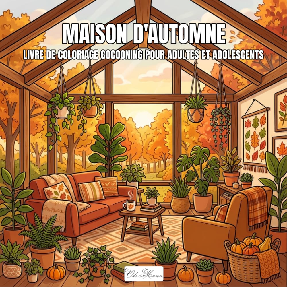 ler totalmente Autumn Home Bold & Cozy - Maison d'Automne: Livre de Coloriage Cocooning pour Adultes et Adolescents, 60 Scenes d'Interieur Chaleureuses: 60 scenes... a impression recto simple (French Edition)