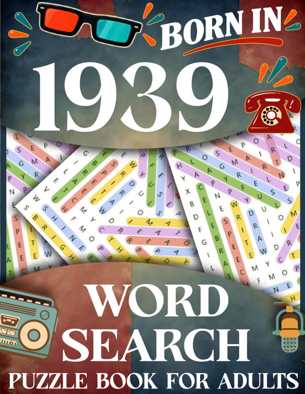 Born in 1939: Word Search Puzzle Book for Adults: Large Print Word Search Puzzle Book for Adults-Relaxing Brain Games and Fun Challenges for Men and Women baixar livro de graça