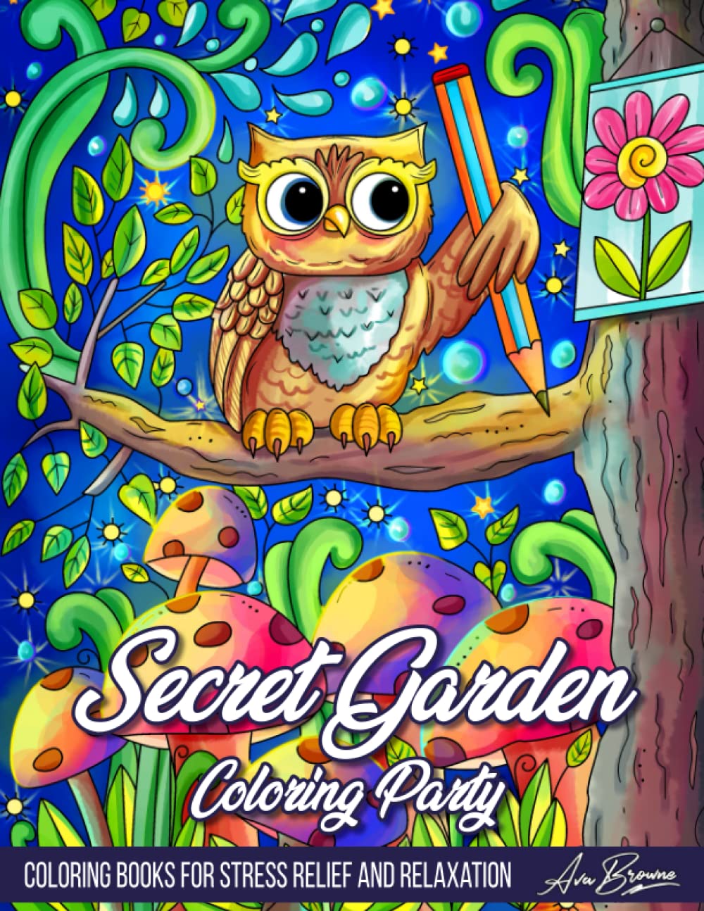 Secret Garden Coloring Party: An Adult Coloring Book Featuring Magical Garden Scenes, and Whimsical Tiny Creatures Coloring!! baixar livro de graça