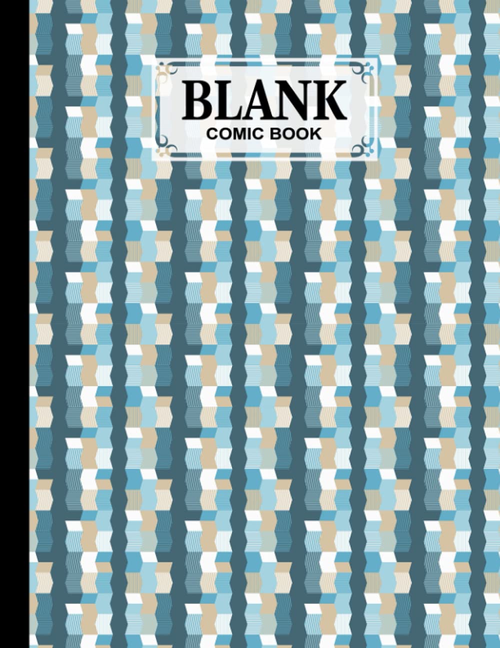 Blank Comic Book: Premium Polygons Cover Blank Comic Book, Create Your Own Story, Journal, Notebook, Sketchbook for Kids and Adults, 120 Pages - Size 8.5" x 11" Notebook by Astrid Bode baixar o livro de graça