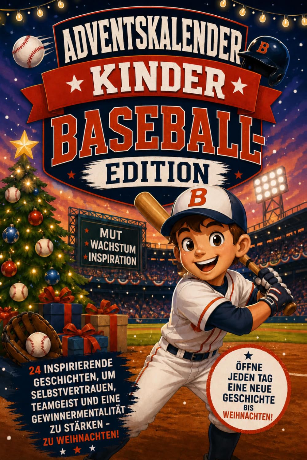 capítulo por capítulo baixar Adventskalender Kinder: Baseball-Edition. 24 Rategeschichten über Stars mit verstecktem Namen bis Weihnachten | Spiel und Geschenk für Jungen von 6 bis 9 Jahren (German Edition)