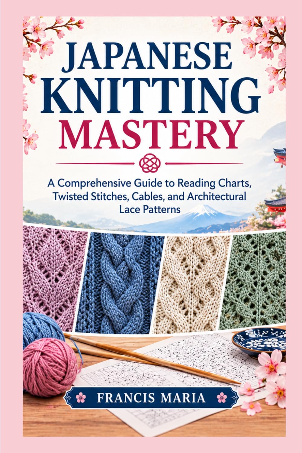 ler totalmente Japanese Knitting Mastery: A Comprehensive Guide to Reading Charts, Twisted Stitches, Cables, and Architectural Lace Patterns