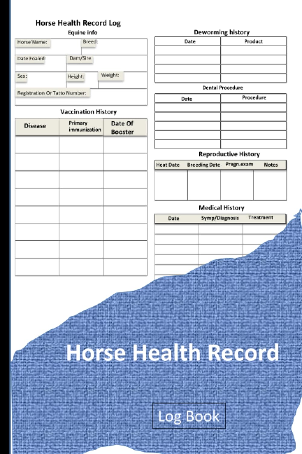 ler totalmente Horse Health Record Log book: Organize log Horse Vaccination & Horse Health