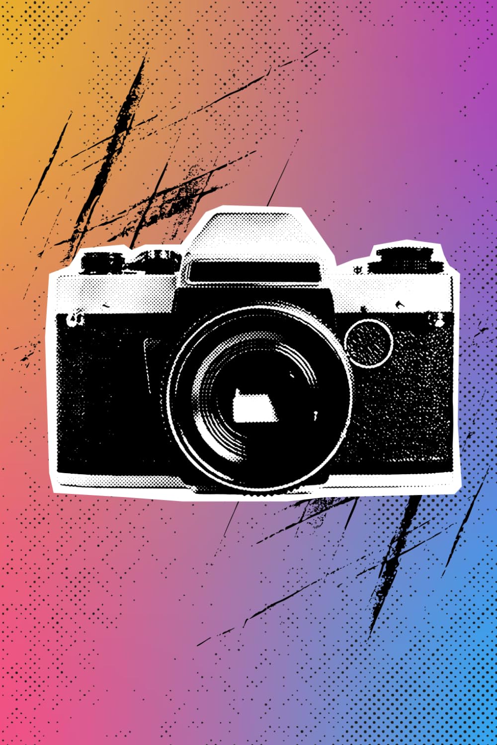 Creative Photography Journal: 80 Lined Notebook Pages for Photographers and Photography Students: Colourful Camera Design baixar o livro de graça