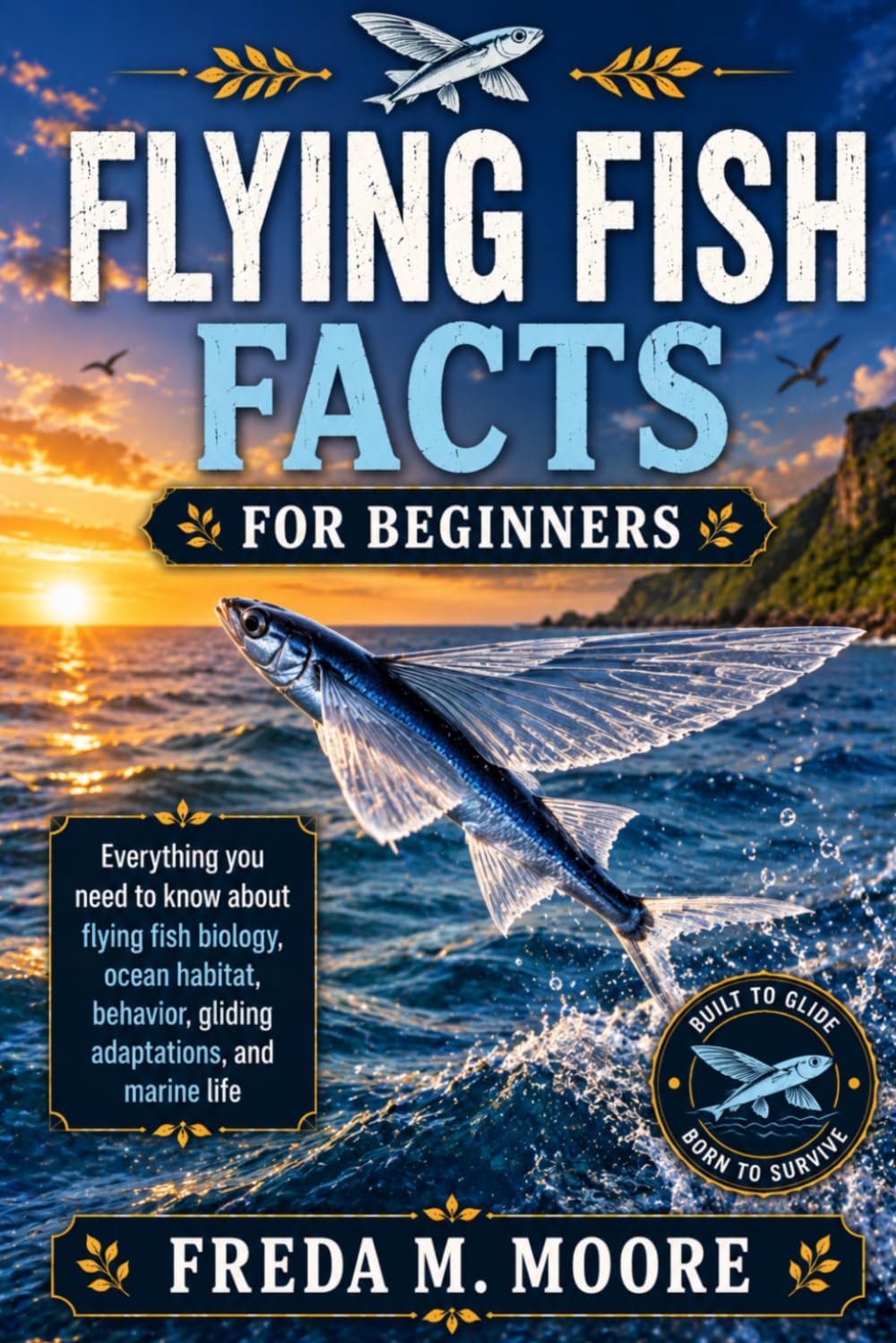 ler totalmente FLYING FISH FACTS FOR BEGINNERS: Everything you need to know about flying fish biology, ocean habitat, behavior, gliding adaptations, and marine life