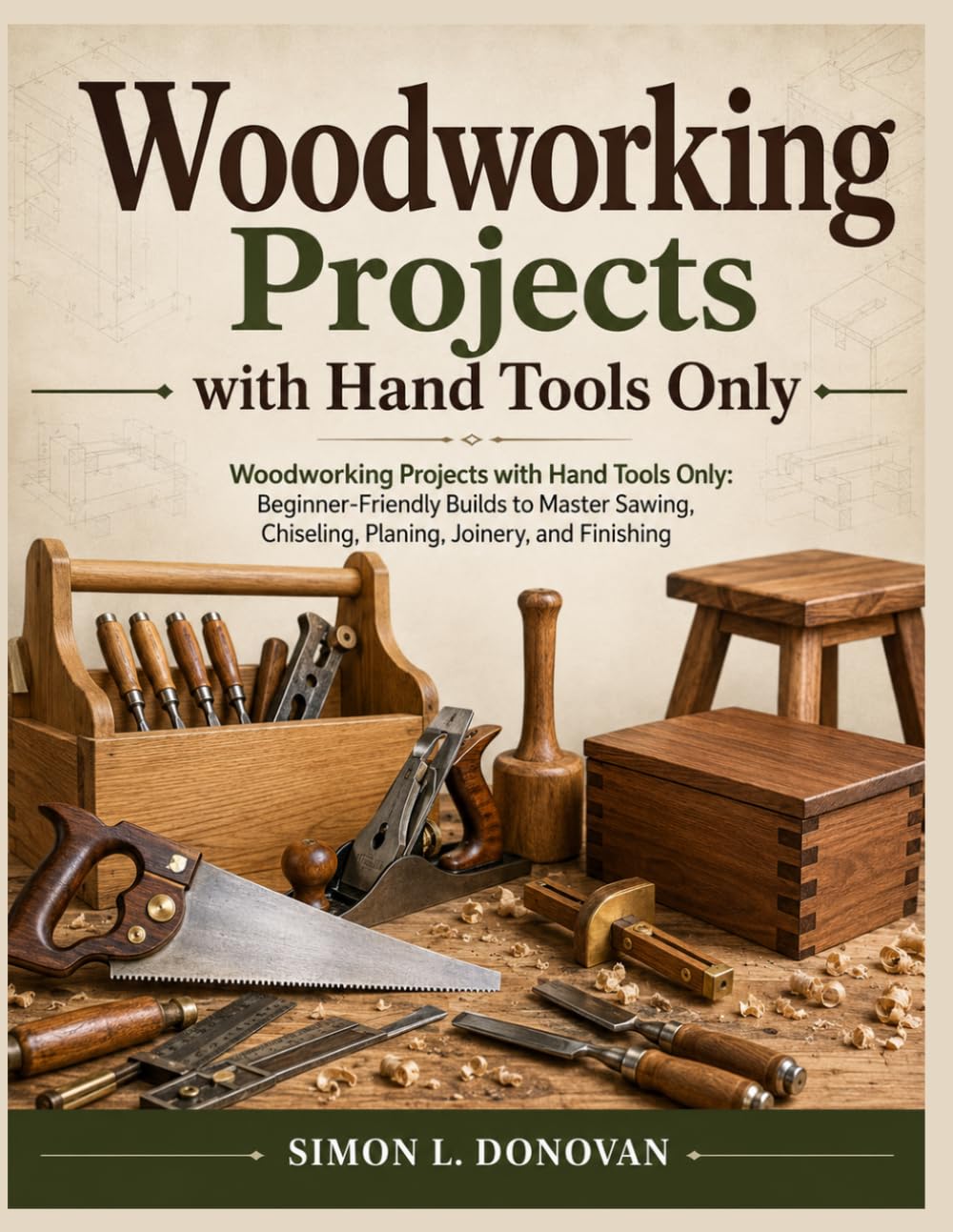 capítulo por capítulo baixar Woodworking projects with hand tools only: Woodworking Projects with Hand Tools Only: Beginner Friendly Builds to Master Sawing, Chiseling, Planing, Joinery, and Finishing