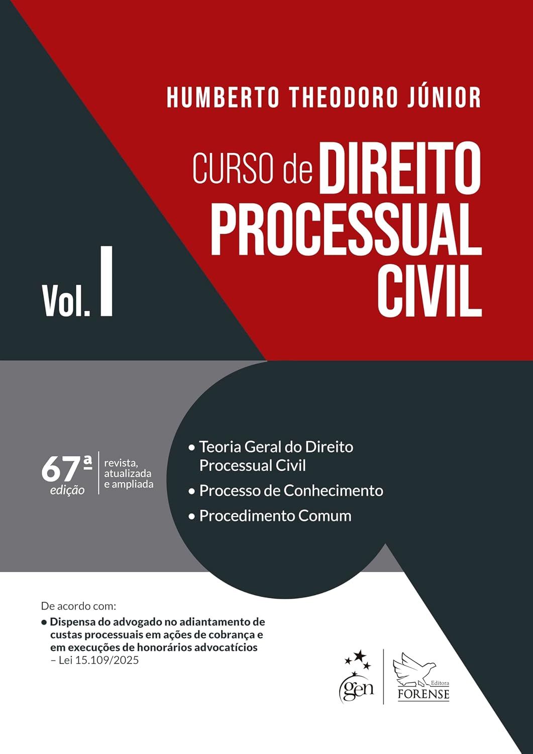 Curso de Direito Processual Civil Vol.1 - 67ª Edição 2026 baixar livro de graça