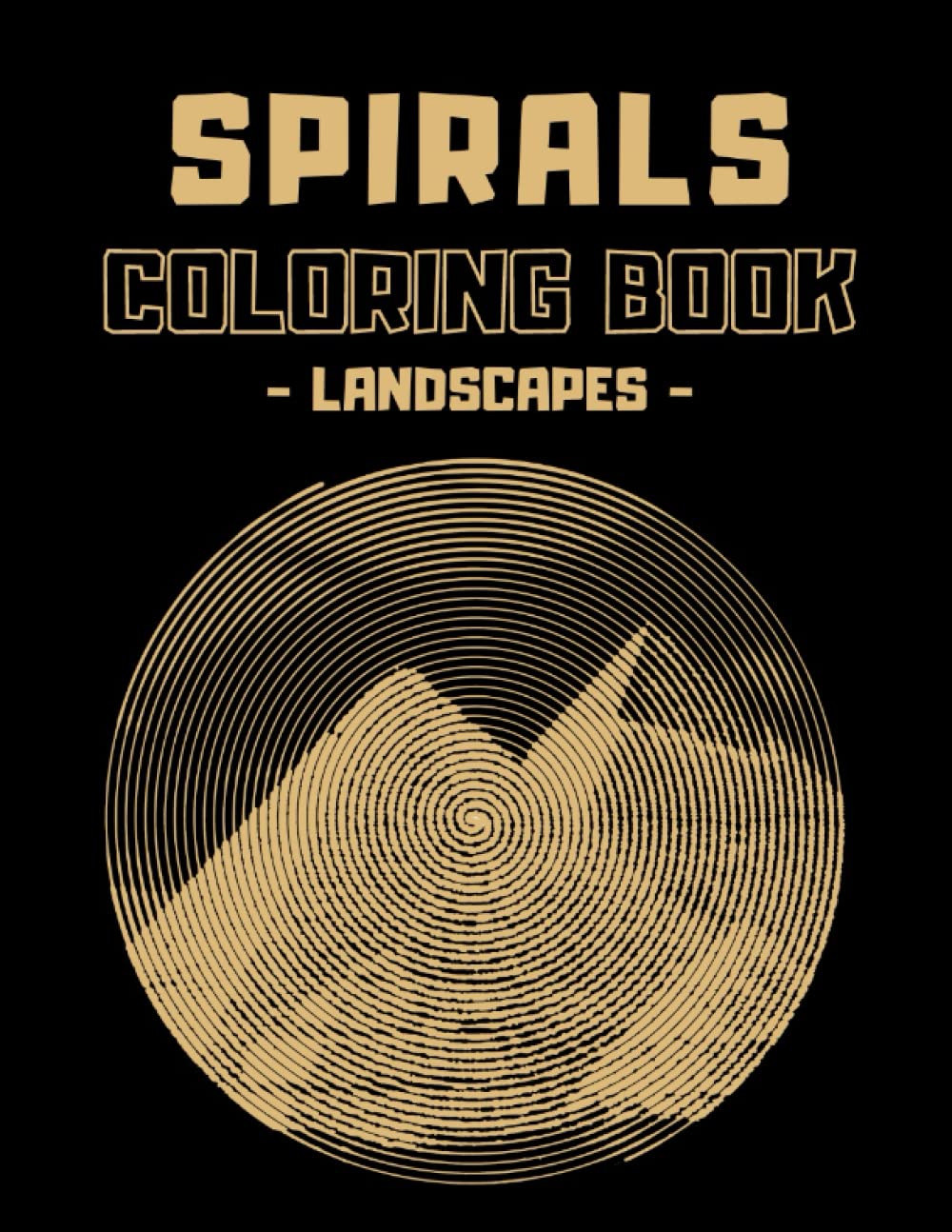 capítulo por capítulo baixar Spirals Coloring Book Landscapes: One Color Activity Puzzle Book for Adults for Relaxation & Stress Relief with Mind-Bending Swirls, Hypno Spiral Lines & Squares | Fun Gift for Men, Women & Teens