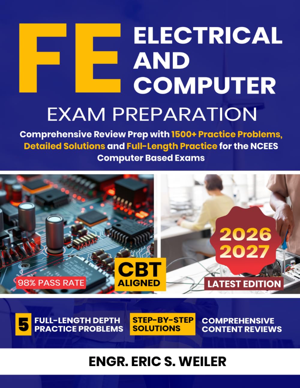 ler totalmente FE Electrical and Computer Exam: Comprehensive Review Prep with 1500+ Practice Problems, Detailed Solutions and Full-Length Practice for the NCEES Computer Based Exams