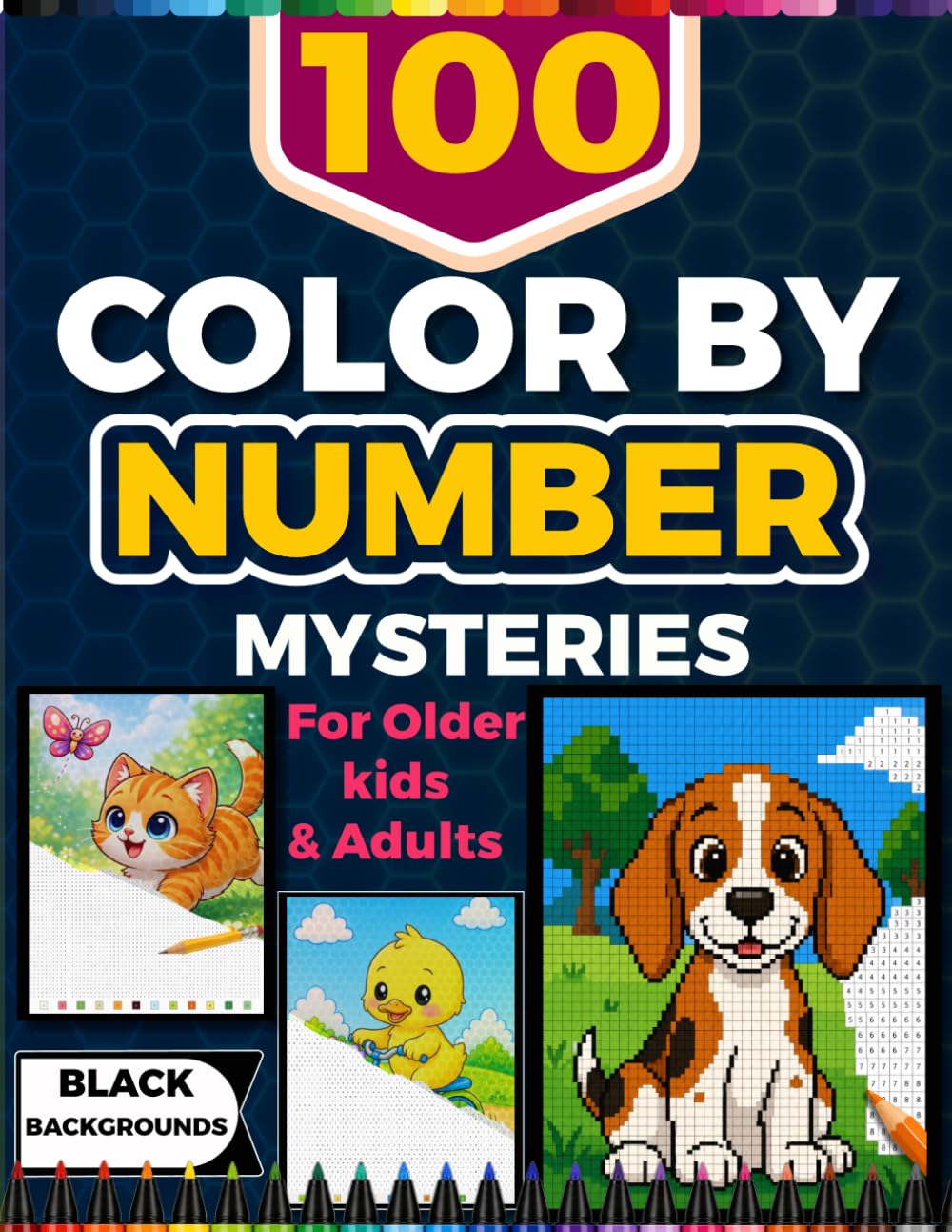 100 Color by Number Cute Animal Mysteries: A Coloring Book for Older Kids & Adults Featuring Cute Animal Mysteries,Stress Relief & Relaxation baixar livro de graça