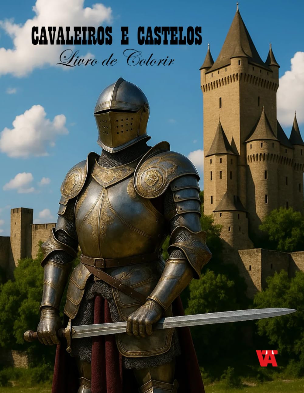 Cavaleiros e Castelos: Livro de Colorir (Portuguese Edition) baixar livro de graça