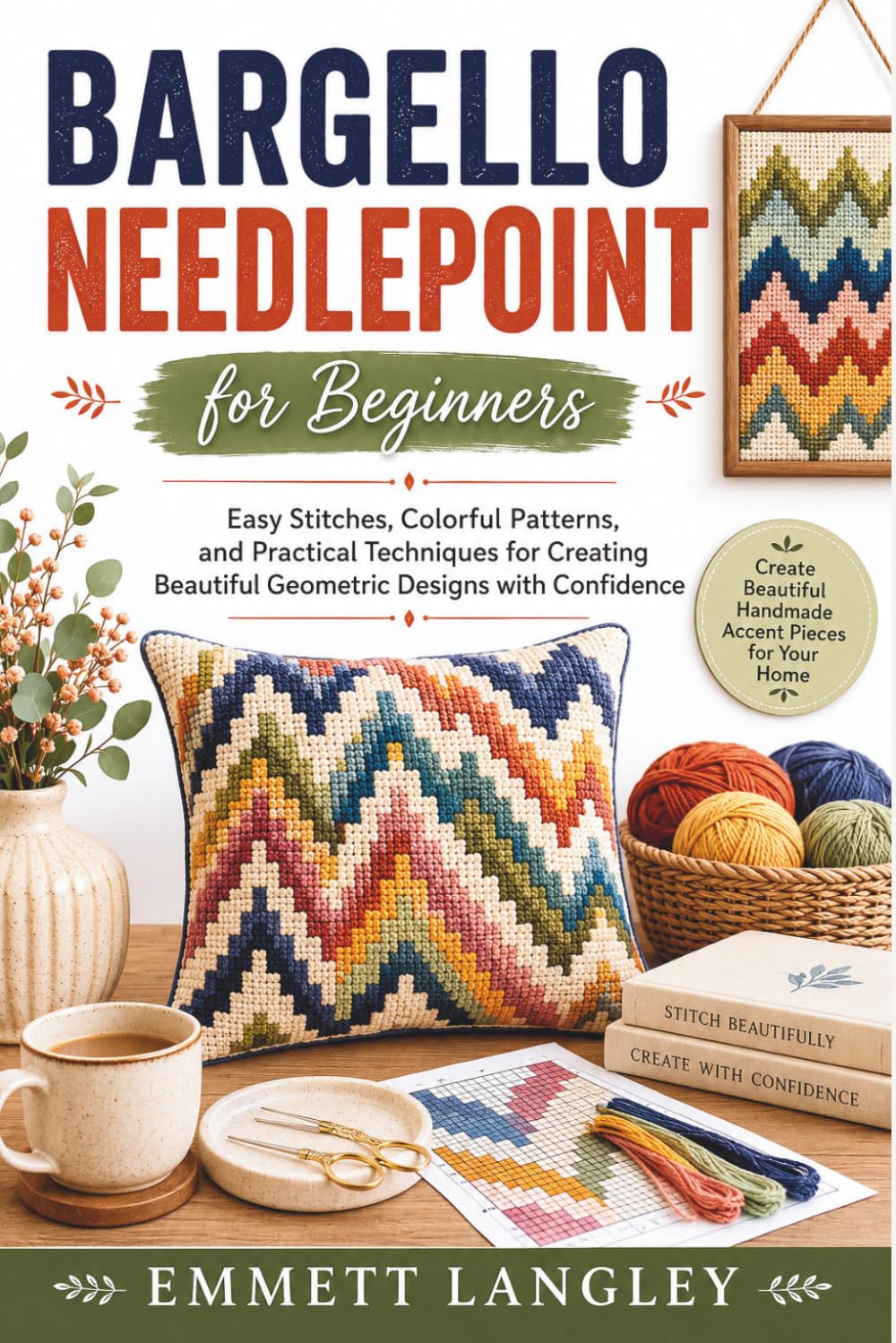 capítulo por capítulo baixar Bargello Needlepoint for Beginners: Easy Stitches, Colorful Patterns, and Practical Techniques for Creating Beautiful Geometric Designs with Confidence