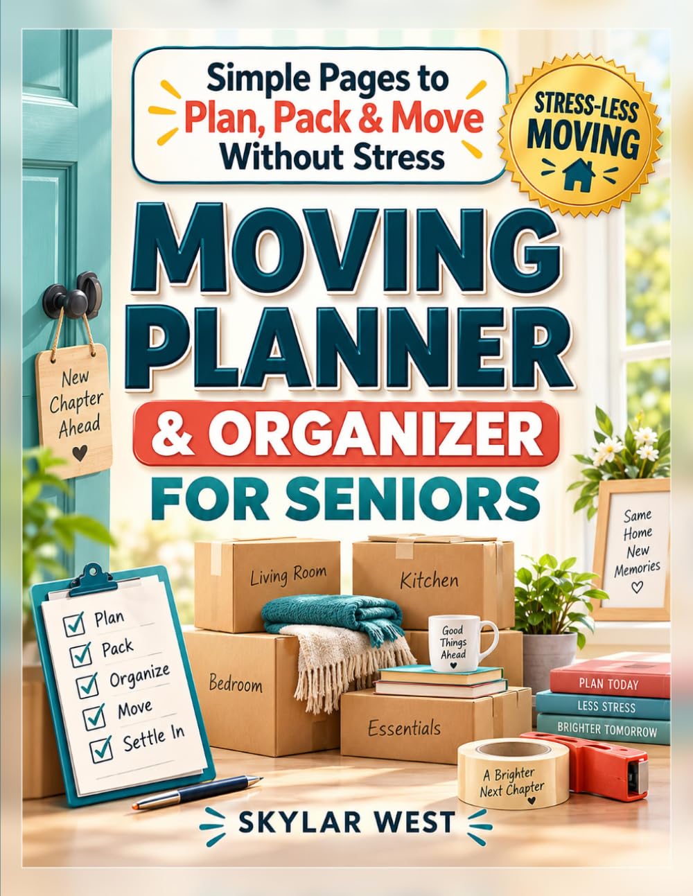 ler totalmente Moving Planner & Organizer for Seniors: Room-by-Room Checklists, Packing Lists, Downsizing Worksheets, Address Changes & Moving-Day Plans for a Simpler, More Organized Move