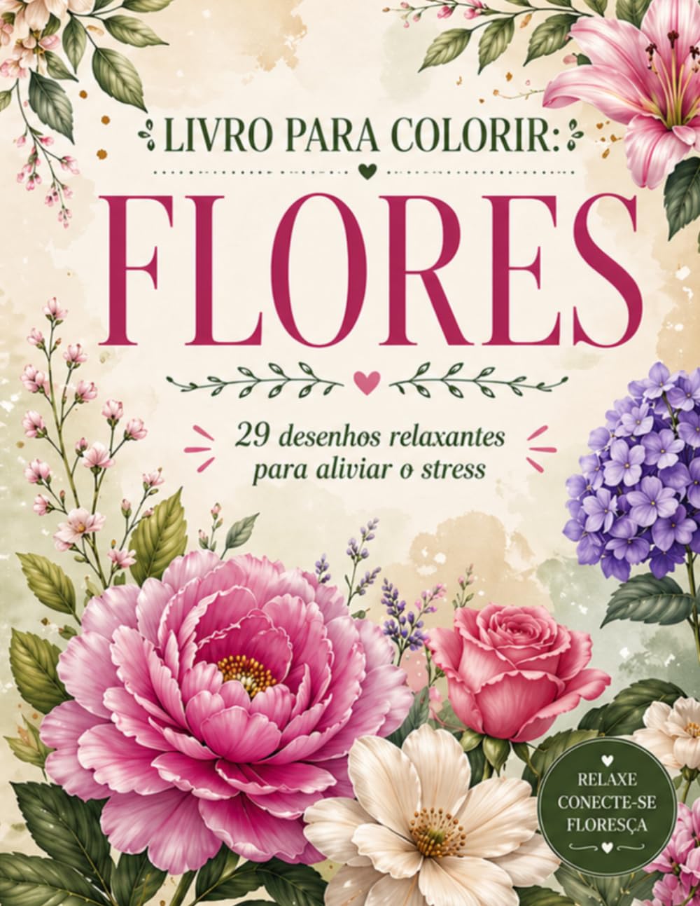 ler totalmente Livro de colorir: Flores (Portuguese Edition)