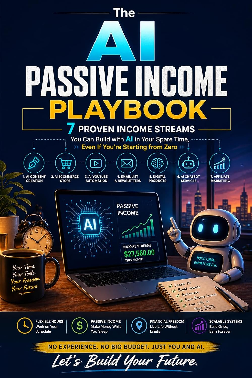 ler totalmente The AI Passive Income Playbook: 7 Proven Income Streams You Can Build with AI in Your Spare Time, Even If You're Starting from Zero (English Edition)