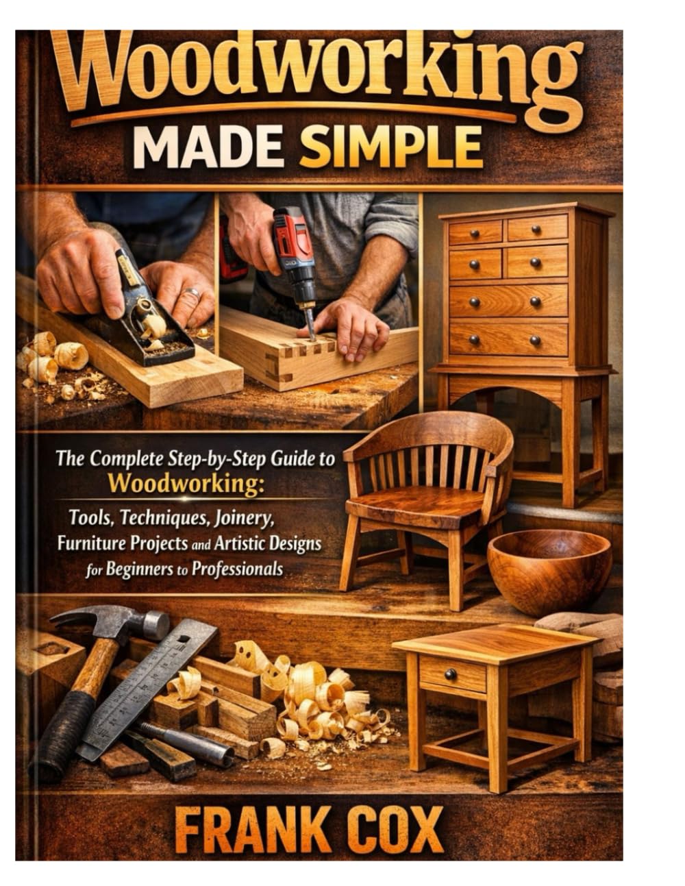 Woodworking Made Simple: A Complete Step-by-Step Guide to Woodworking; Tools, Techniques, Joinery, Furniture Projects, and Artistic Designs for Beginners to Professionals baixar livro de graça