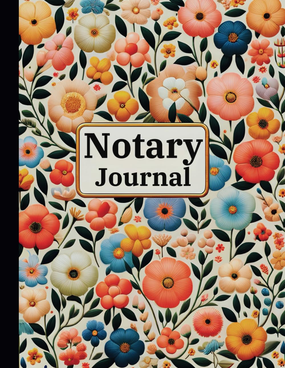 Notary Journal Log book - 200 Entry Ledger Records - for Signing Agents: Classic Floral Themed - Official Notarial acts baixar livro de graça