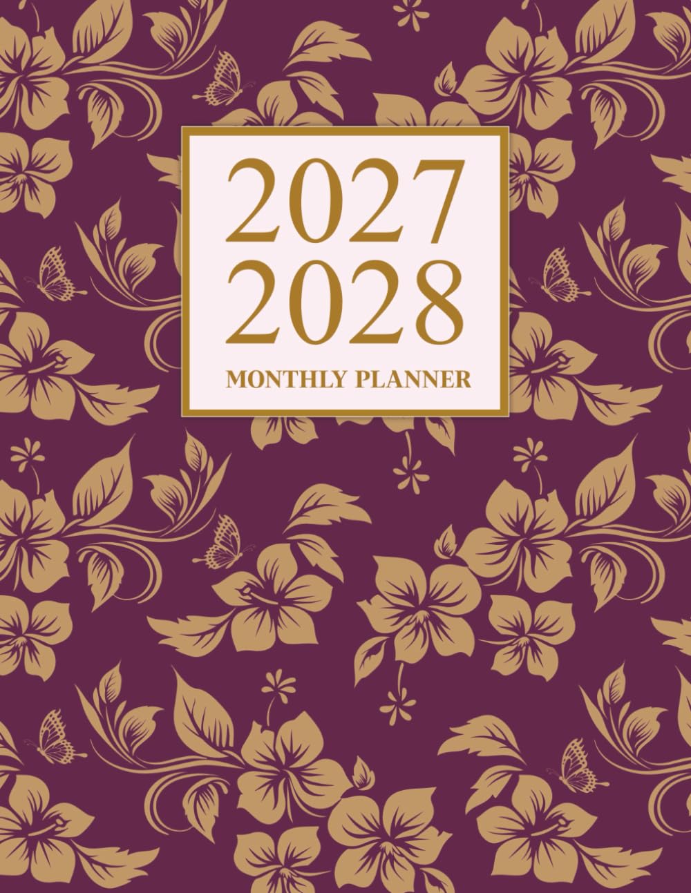 capítulo por capítulo baixar 2027-2028 Monthly Planner: Butterfly and Flowers Themed Large Two-Year Agenda From January 2027 to December 2028