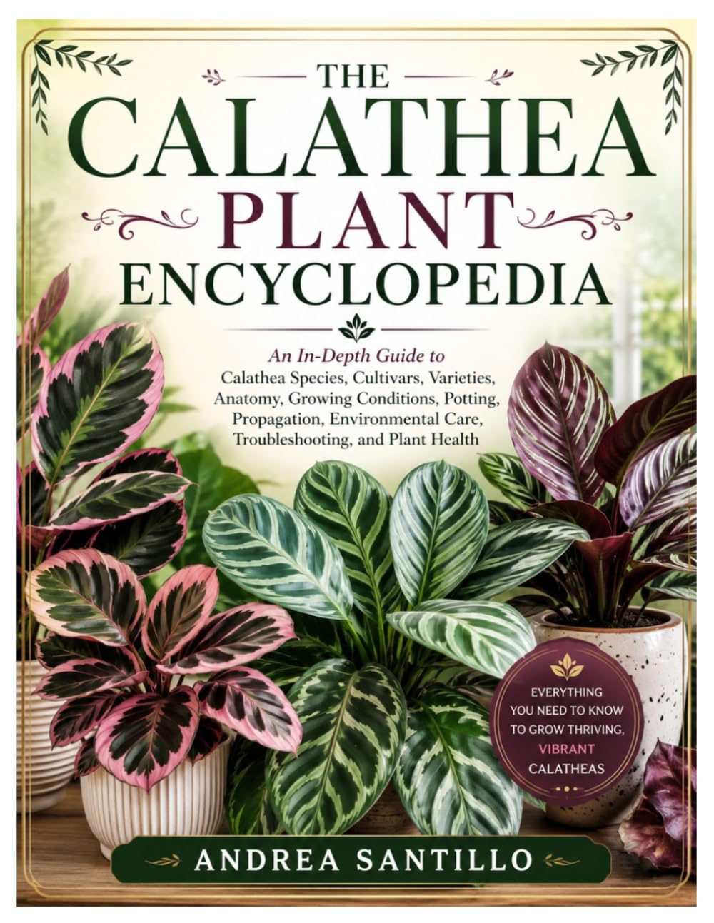 The Calathea Plant Encyclopedia: An In-Depth Guide to Calathea Species, Cultivars, Varieties, Anatomy, Growing Conditions, Potting, Propagation, Environmental Care, Troubleshooting, and Plant Health baixar livro de graça