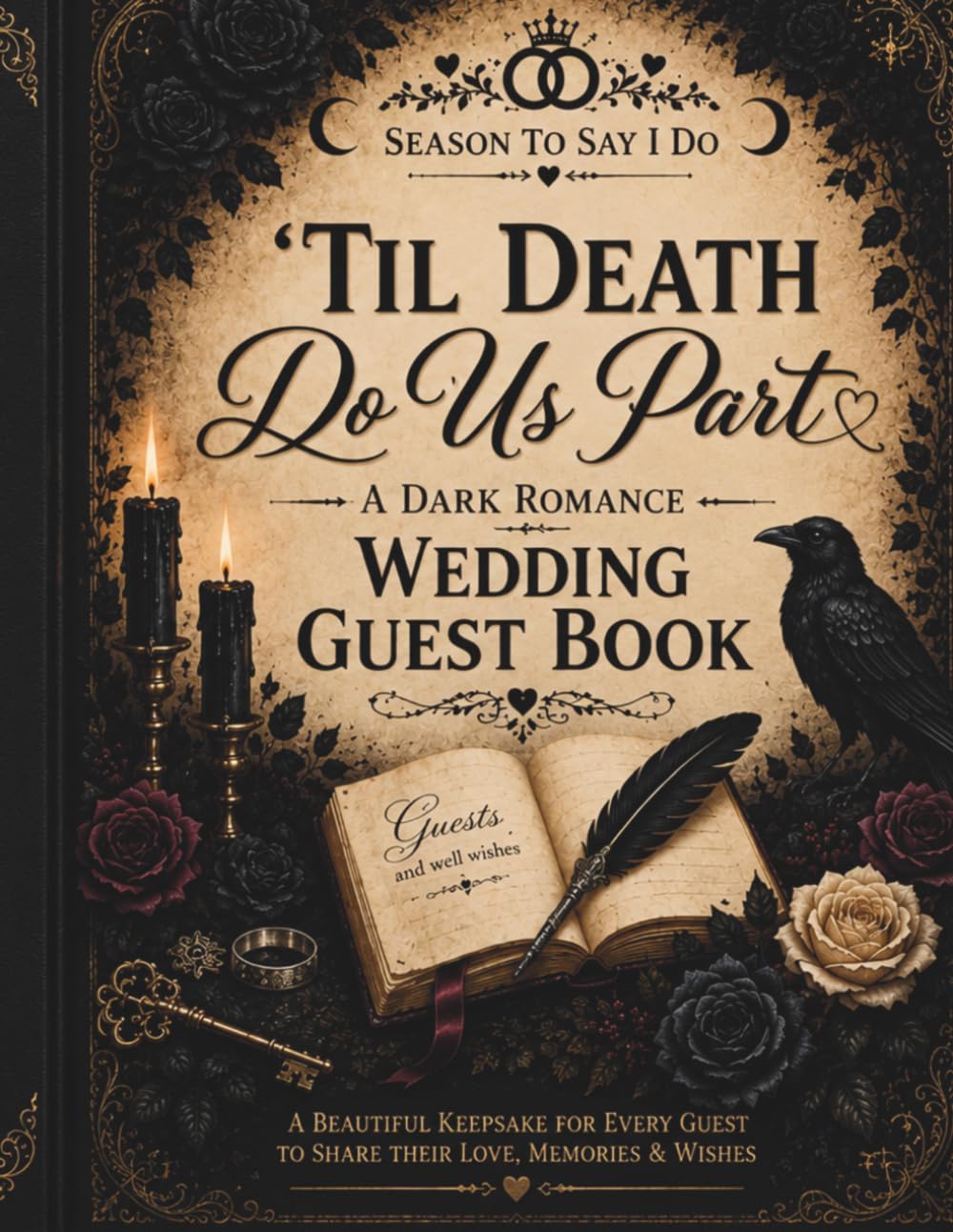 ler totalmente Til Death Do Us Part: A dark romance wedding guest book