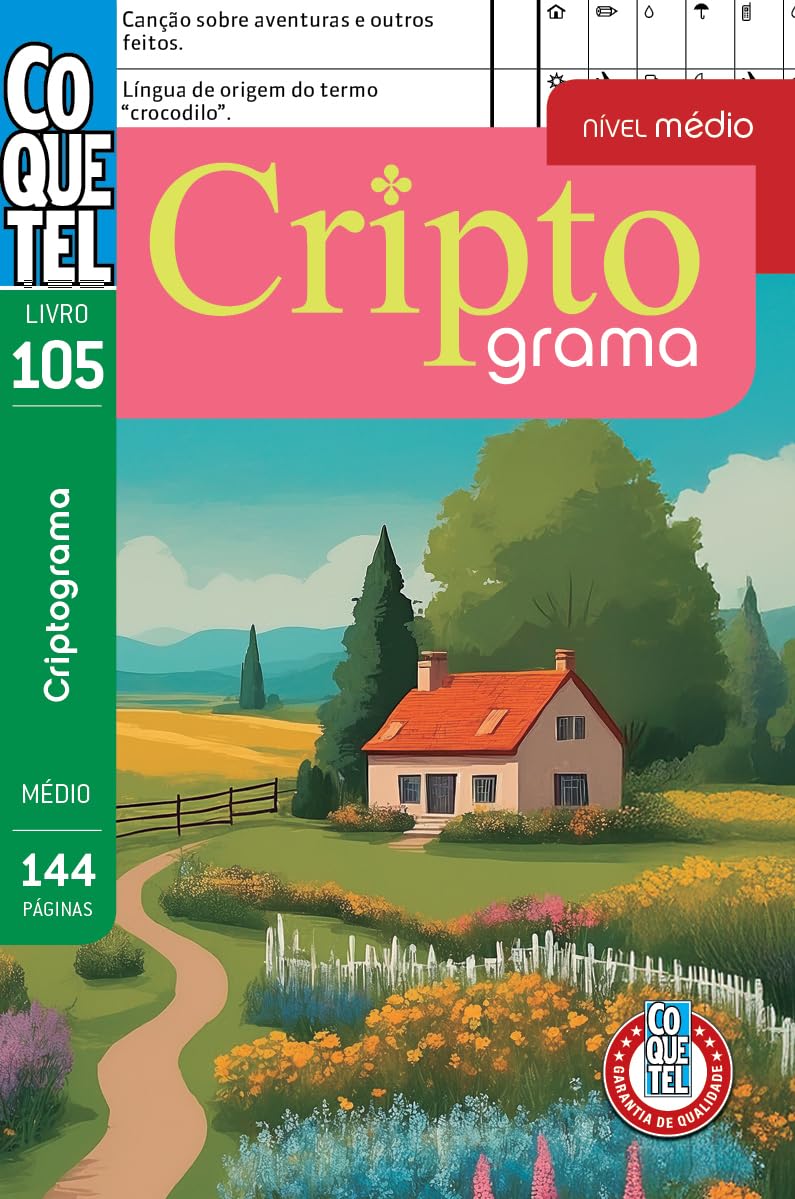 Livro Coquetel Criptograma 105: Nível médio baixar o livro de graça