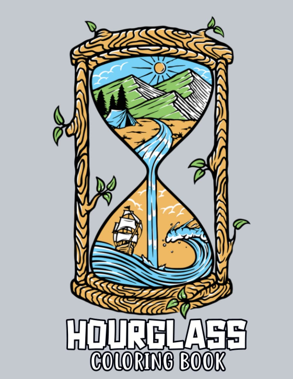 capítulo por capítulo baixar Hourglass Coloring Book: Beautiful Hourglass Coloring Pages With Amazing Hourglass Illustrations
