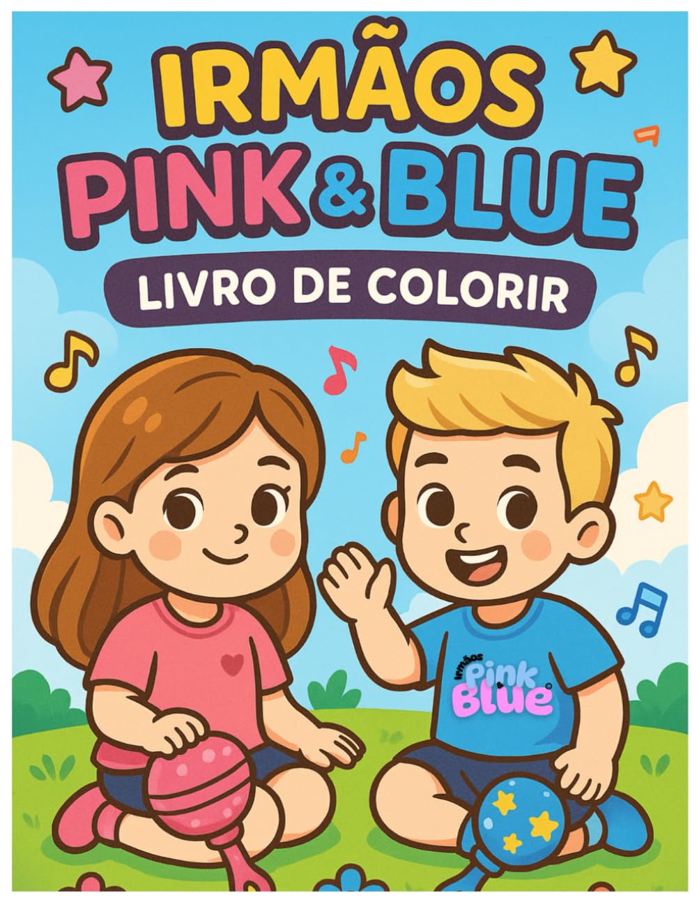 Livro para colorir: Irmãos Pink & Blue (Portuguese Edition) baixar livro de graça