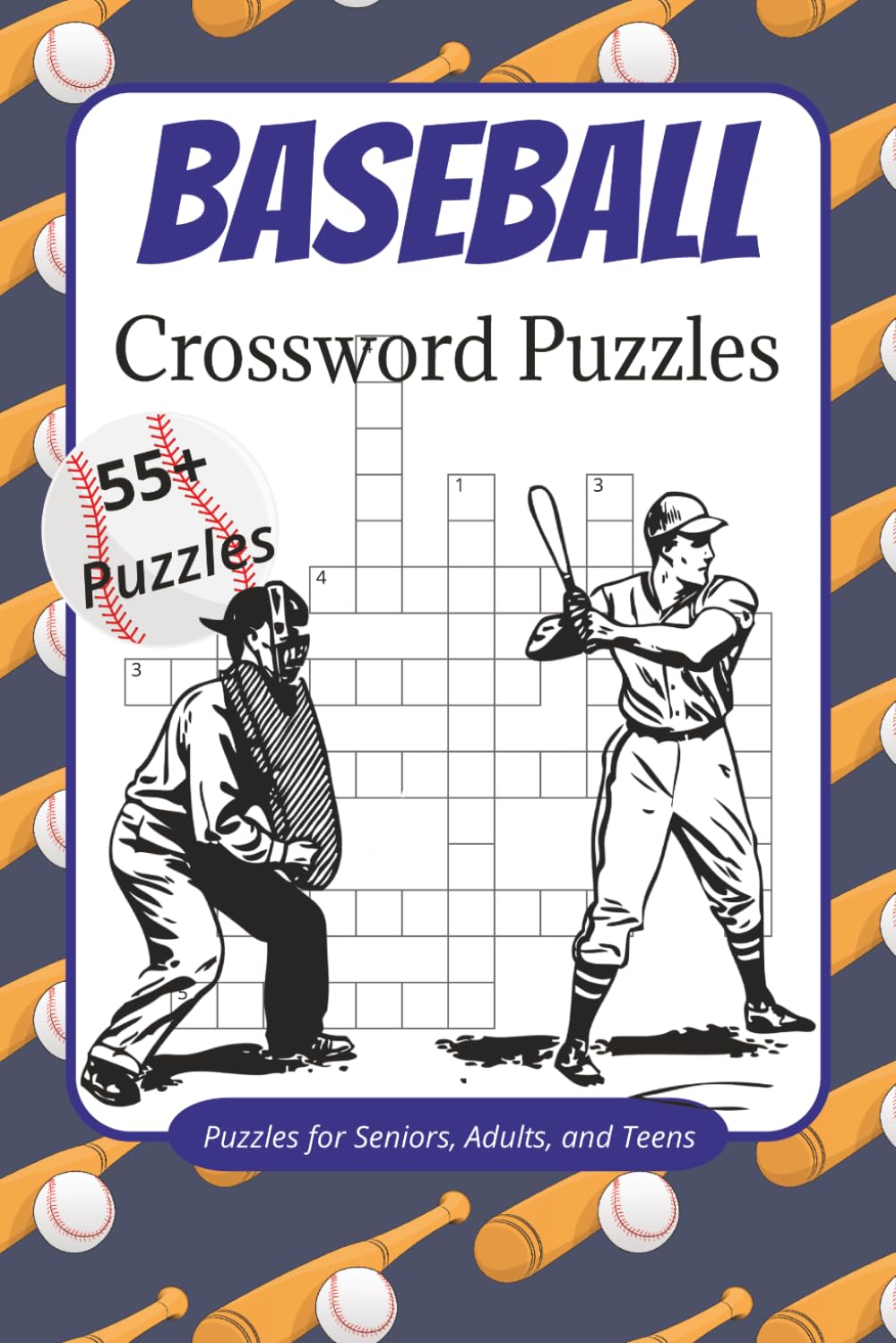 Baseball Crossword Puzzles: Crossword Puzzles with easy to read print about Baseball, Baseball Stadiums, baseball History, and more| 6x9 inches, 120... Gifts for vacation, Holiday and relaxation. baixar o livro de graça