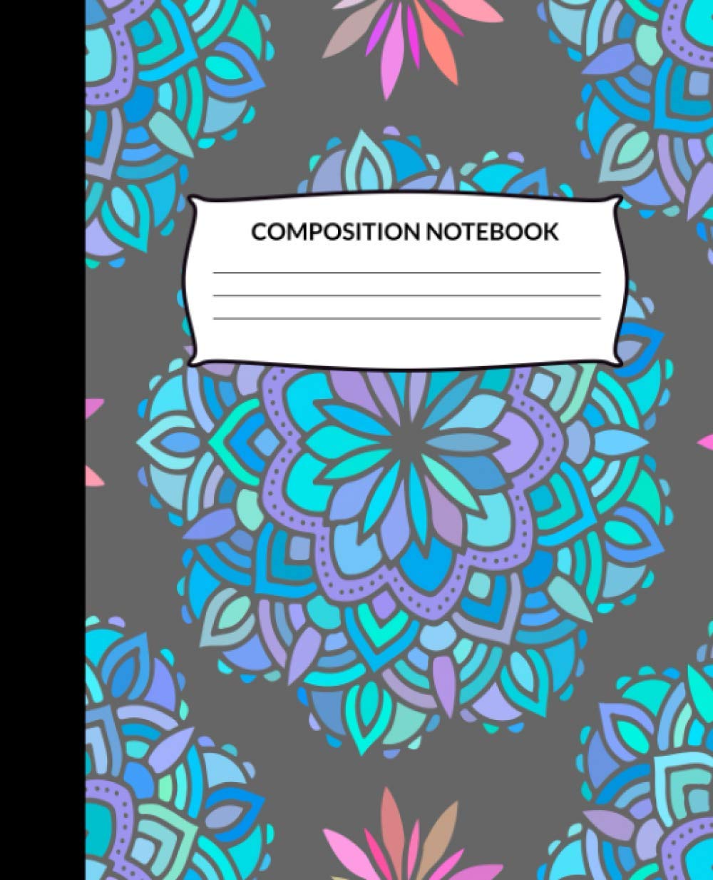 Composition Notebook: Wide Ruled Lined Paper Notebook Journal (Mandala Flower) baixar o livro de graça