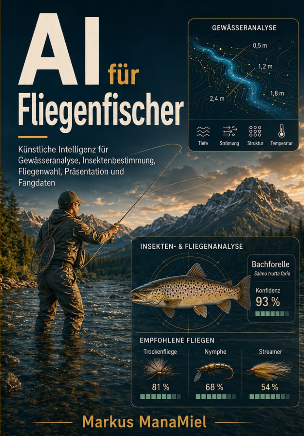 capítulo por capítulo baixar AI für Fliegenfischer: Künstliche Intelligenz für Gewässeranalyse, Insektenbestimmung, Fliegenwahl, Präsentation und Fangdaten (German Edition)