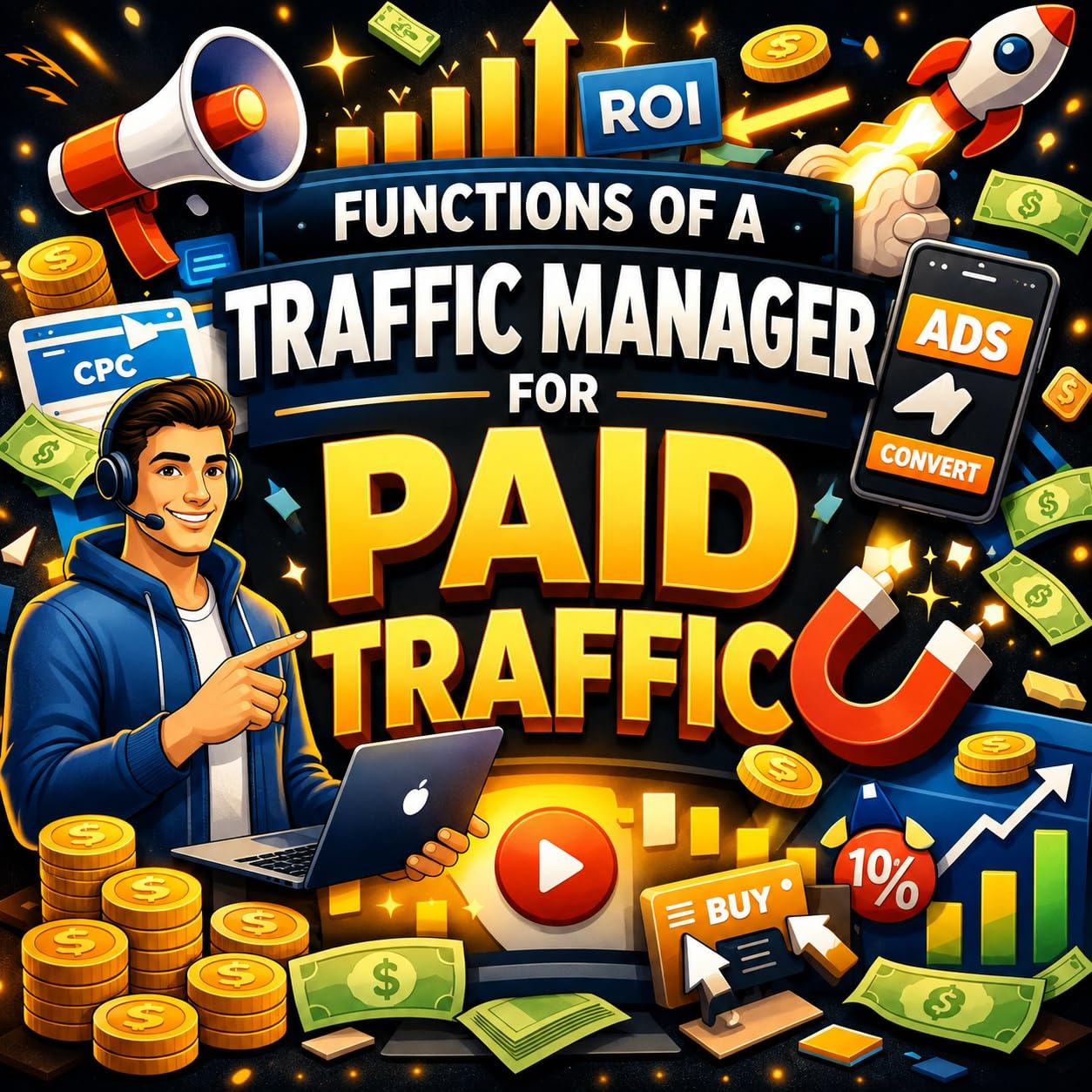 ler totalmente Functions Of A Traffic Manager For Paid Traffic (English Edition)