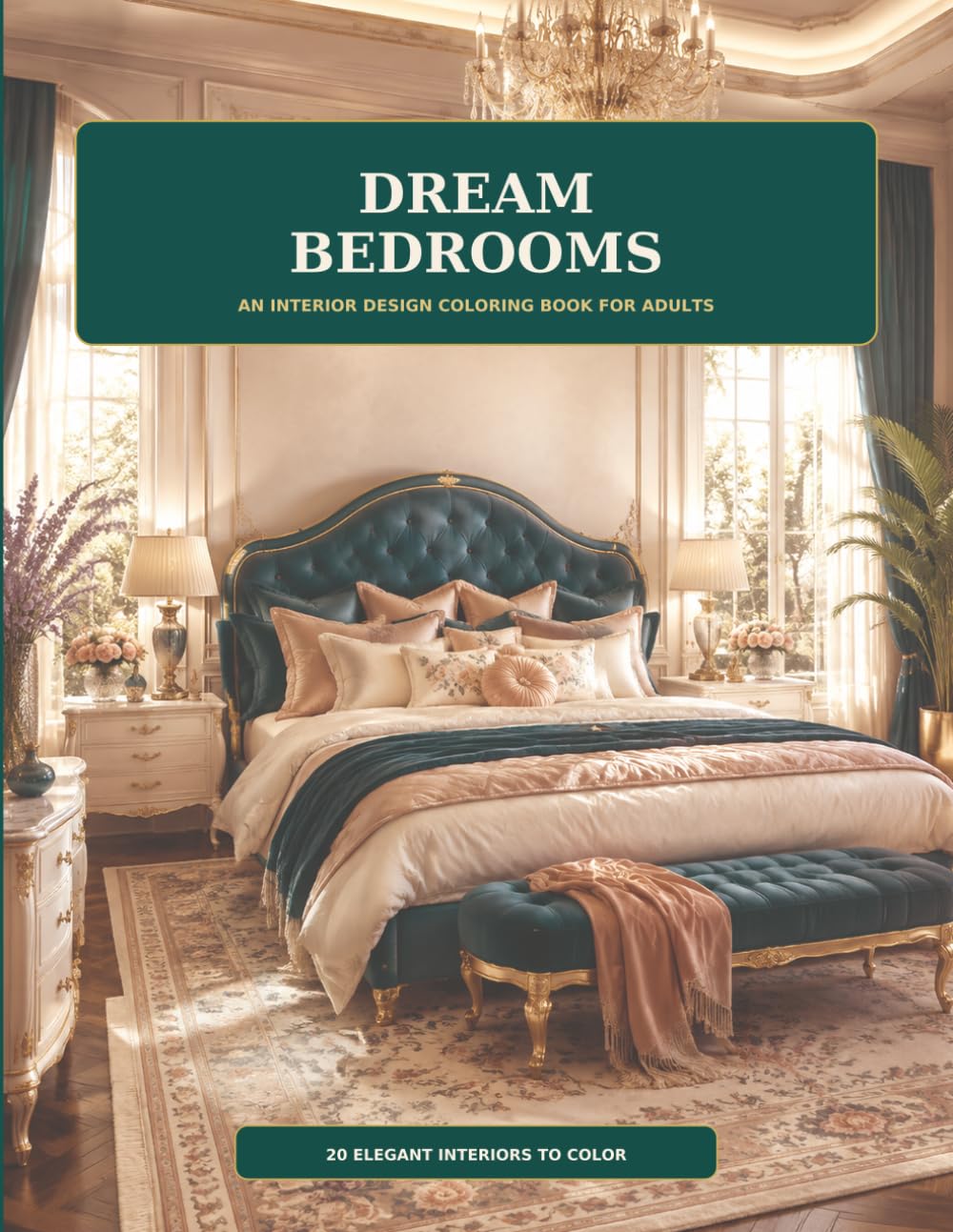 ler totalmente Dream Bedrooms: An Interior Design Coloring Book for Adults