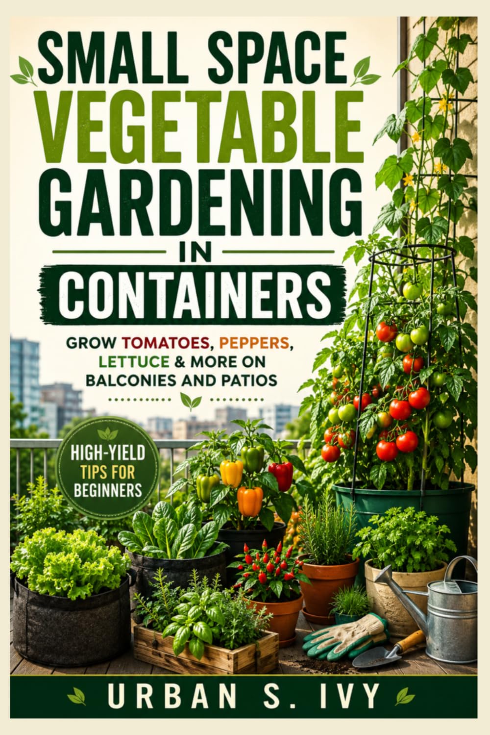 ler totalmente Small Space Vegetable Gardening in Containers: Grow Tomatoes, Peppers, Lettuce & More on Balconies and Patios – High-Yield Tips for Beginners