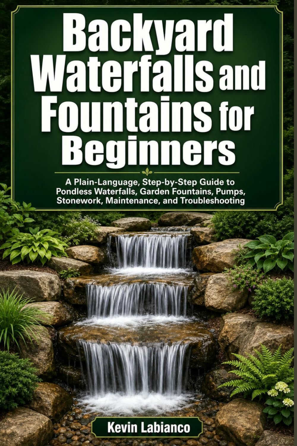 capítulo por capítulo baixar Backyard Waterfalls and Fountains for Beginners: A Plain-Language, Step-by-Step Guide to Pondless Waterfalls, Garden Fountains, Pumps, Stonework, Maintenance, and Troubleshooting