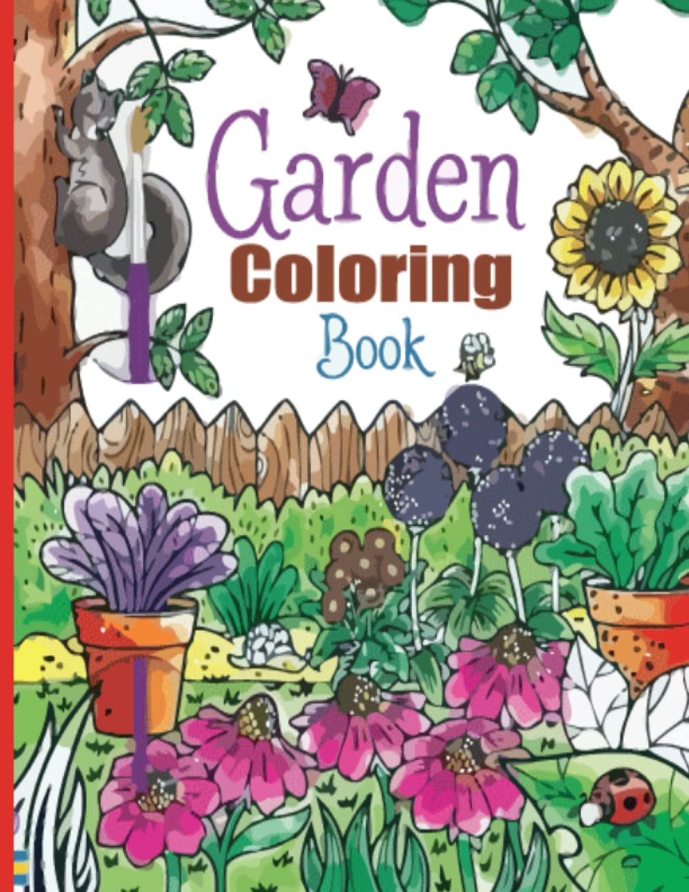 Garden Coloring Book: 50 pages Amazing Garden Coloring Book For Kids And Adults, Coloring Book Featuring Beautiful Flowers and Floral Designs Magical... Relief and Relaxation (Flower Coloring Books) baixar livro de graça