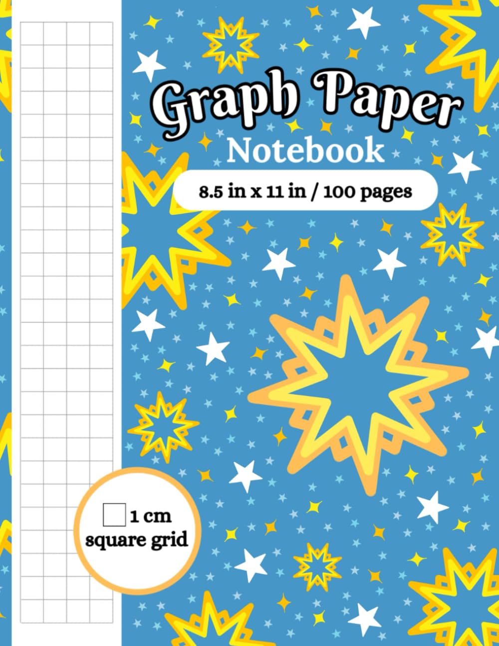 Graphing Paper Notebook:: 1 cm Square Grid Paper Notebook, Large 8.5 in x 11 in, 50 sheets (100 pages) baixar o livro de graça