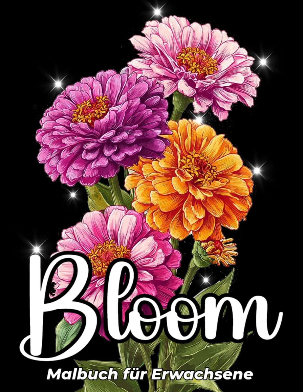ler totalmente Bloom Coloring Book for Adults: Beautiful Floral Designs for Relaxation and Stress Relief