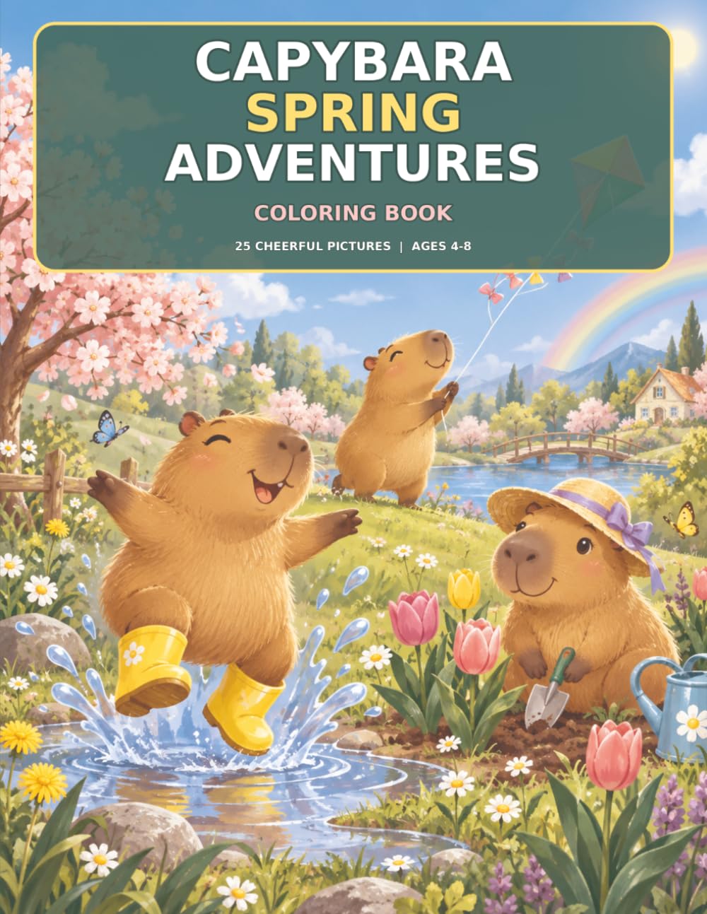 ler totalmente Capybara Spring Adventures Coloring Book