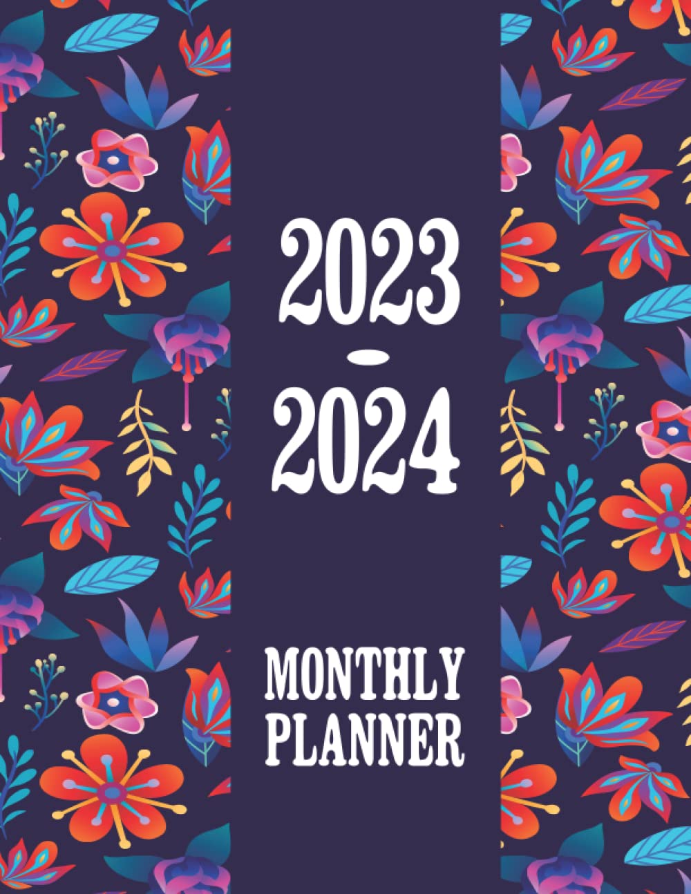 2023-2024 Monthly Planner: 2 Year Monthly Calendar Schedule and Organizer January 2023 - December 2024 (24 Months) With Federal Holidays And Inspirational Quotes | Watercolor Floral Cover baixar livro de graça