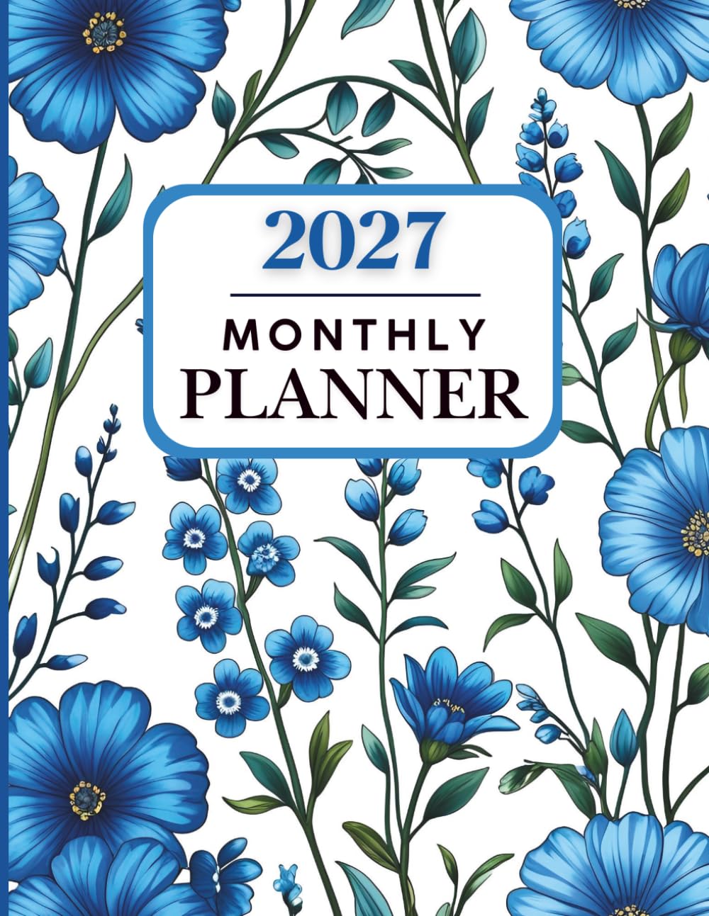 2027 Monthly Planner 8.5 X 11 non spiral: One Year (January 2027 through December 2027) with Holidays and Inspirational Quotes. Large Panner Perfect for School, Office, and Home. baixar livro de graça
