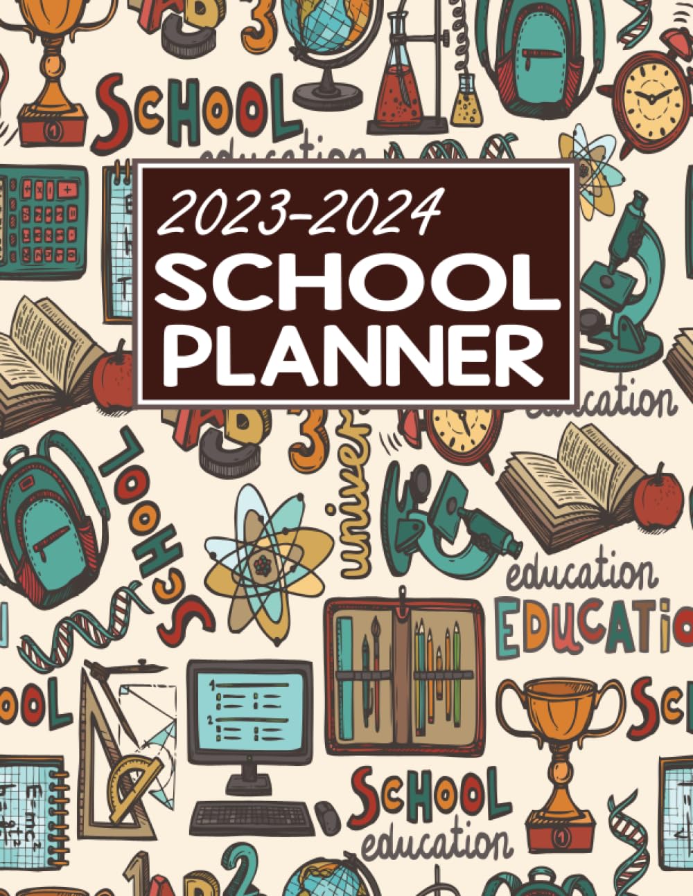 ler totalmente 2023-2024 School Planner: 12 Months Schedule Organizer Agenda | 12 Months Weekly and Monthly | AUG 2023 to JUL 2024 | For Women,Students,Teachers,Moms,Girls