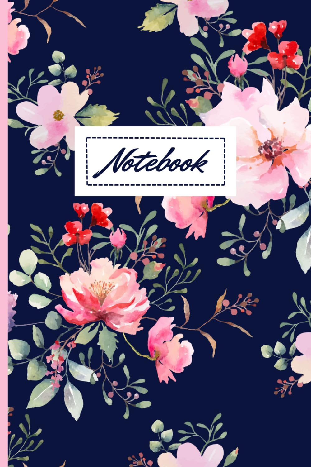 capítulo por capítulo baixar Deep Blue Journal With Flowers For Home, School, College, Work, Or As A Gift For Any Occasion: Notebook