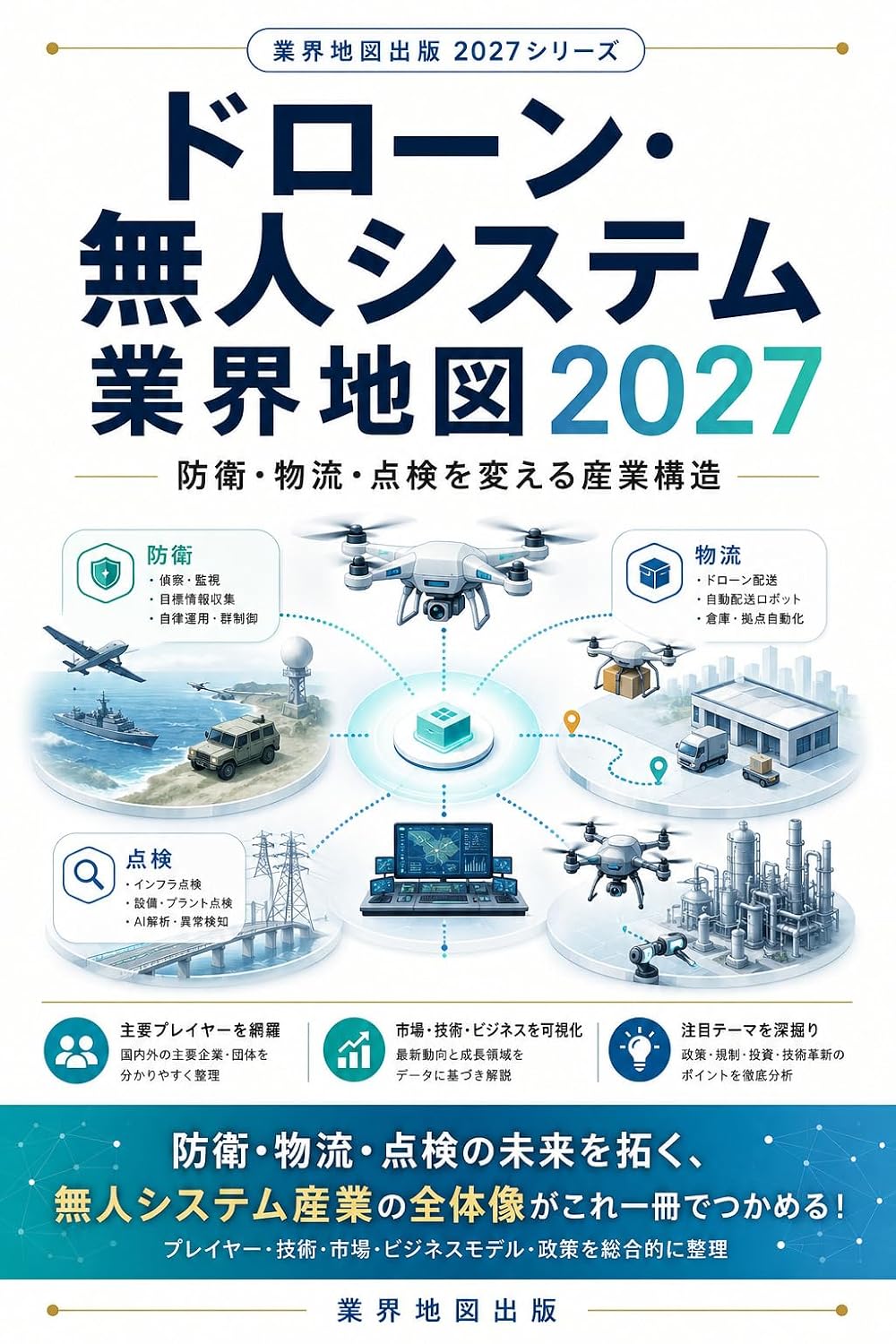 capítulo por capítulo baixar Drone Mujin System Gyokai Chizu 2027: Boei Butsuryu Tenken o Kaeru Sangyo Kozo Gyokai Chizu Series (Japanese Edition)