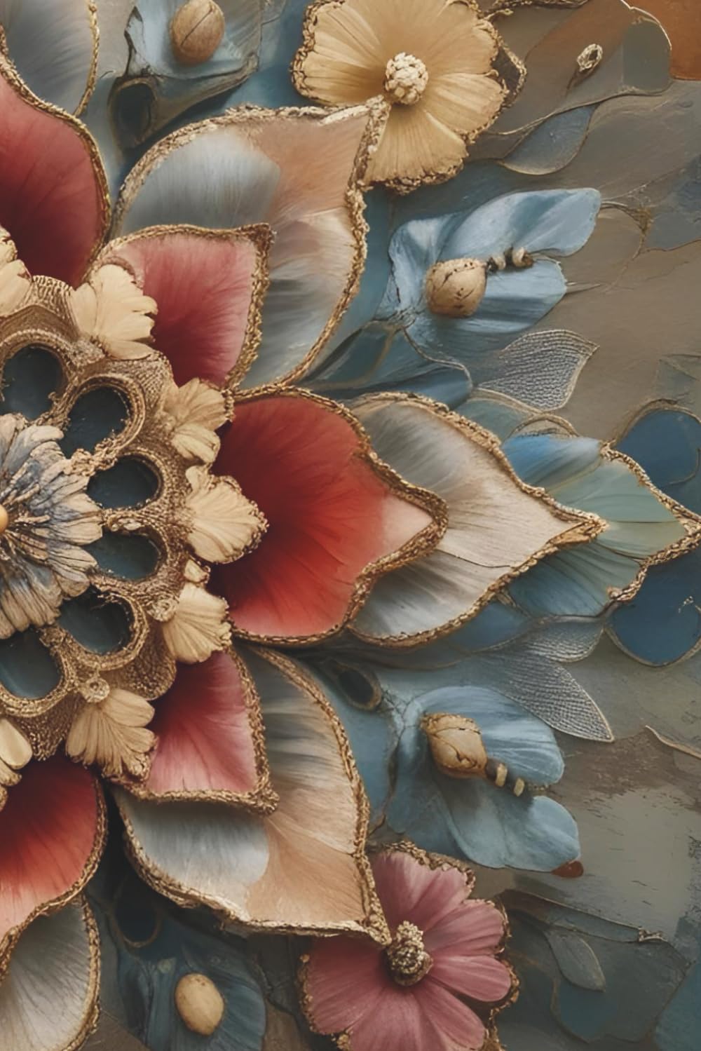 Golden Petal Mandala